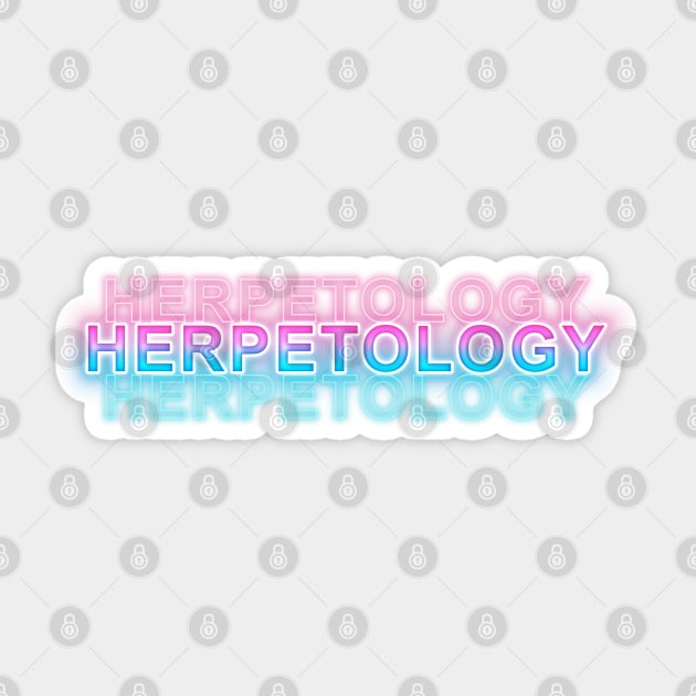 Herpetology Sticker by Sanzida Design